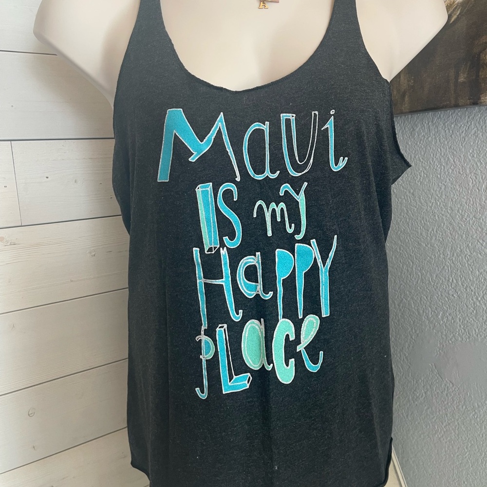 Maui Graphic Women's Tank Top - Black